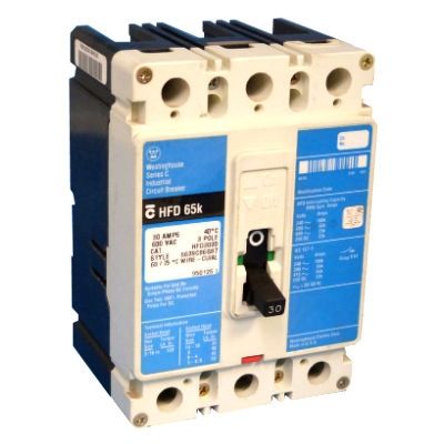 Cutler Hammer HFD3030 3-Pole 30 Amp Molded Case Circuit Breaker - Cutler  Hammer - Expedited Shipping Available| Bay Power