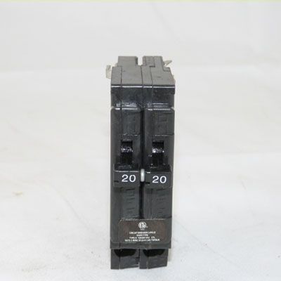 CROUSE-HINDS 2 POLE CIRCUIT BREAKER 20AMP 