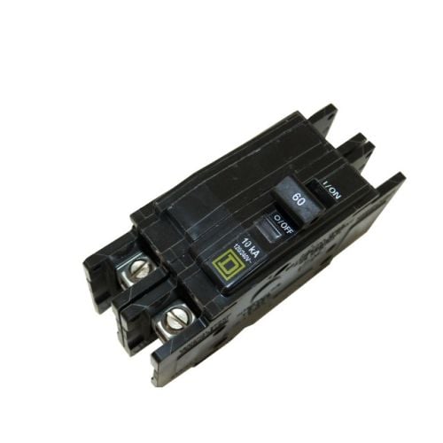【Sobaq】RG Quarter PD Square D QOU260 2-Pole 60 Amp Molded Case Circuit Breaker