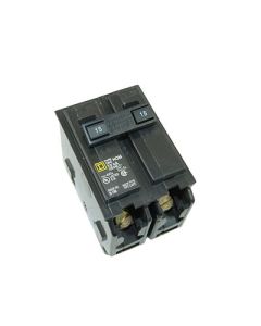 Square D HOM215 2-Pole 15 Amp Molded Case Circuit Breaker