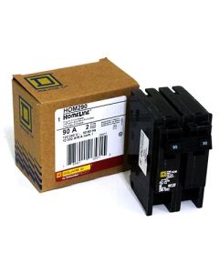 Square D HOM290 2-Pole 90 Amp Molded Case Circuit Breaker