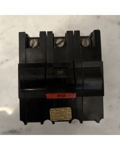Federal Pacific NA3P40 3-Pole 40 Amp Molded Case Circuit Breaker