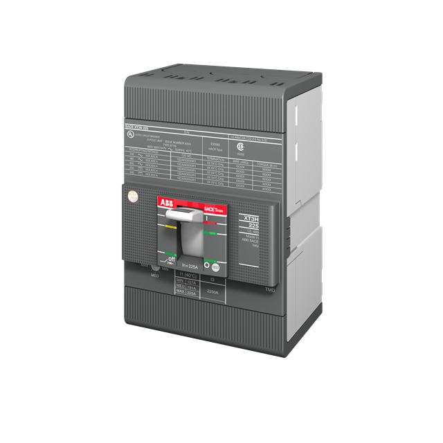 ABB XT1NU3080AAA000XXX 3-Pole 80 AMP Molded Case Circuit Breaker