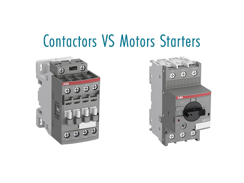 Contactor vs. Motor Starter