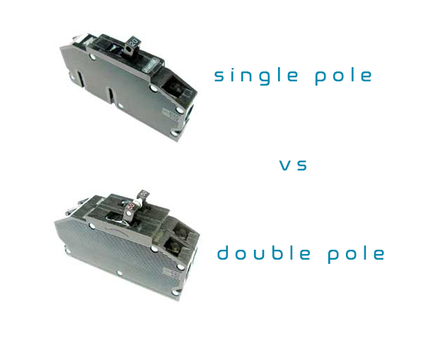 Single Pole vs Double Pole Breakers